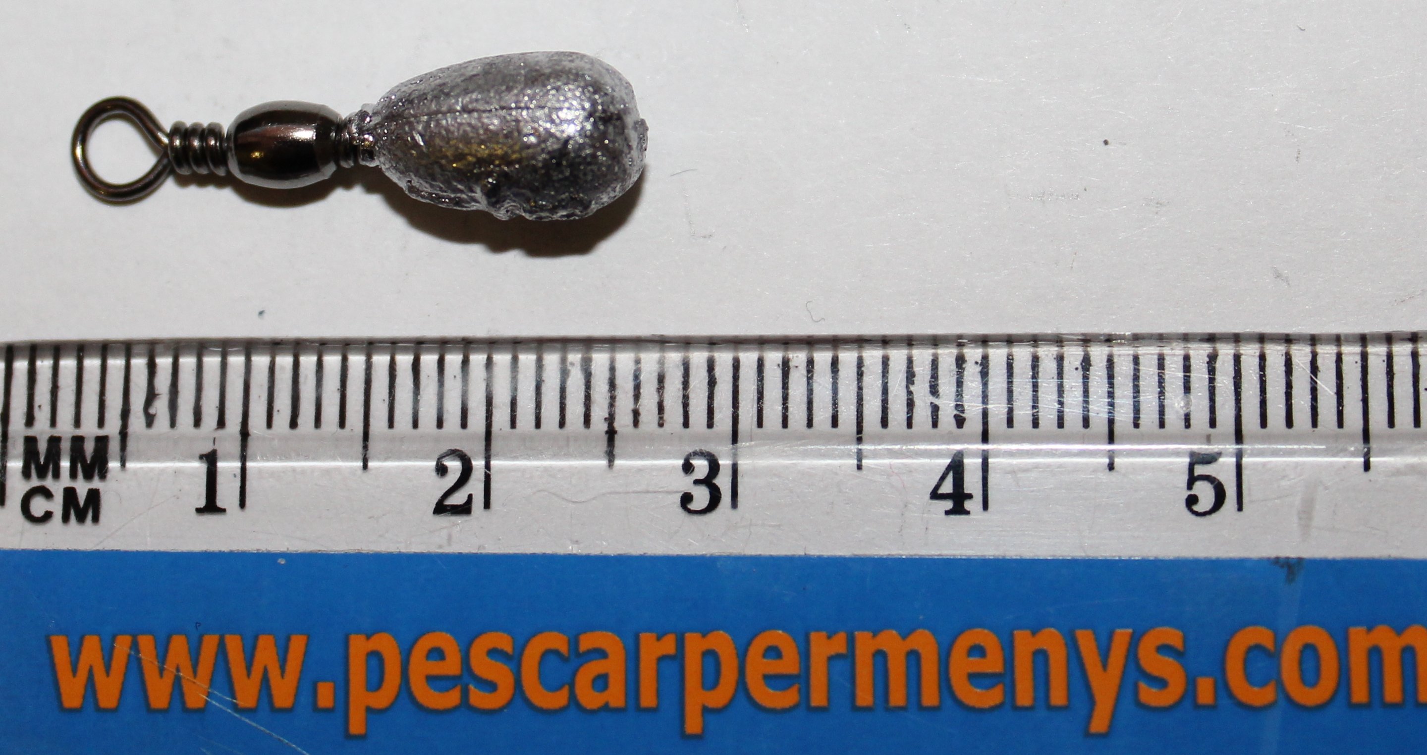 PLOMO PERA CON EMERILLON 3,5GR (unidad)