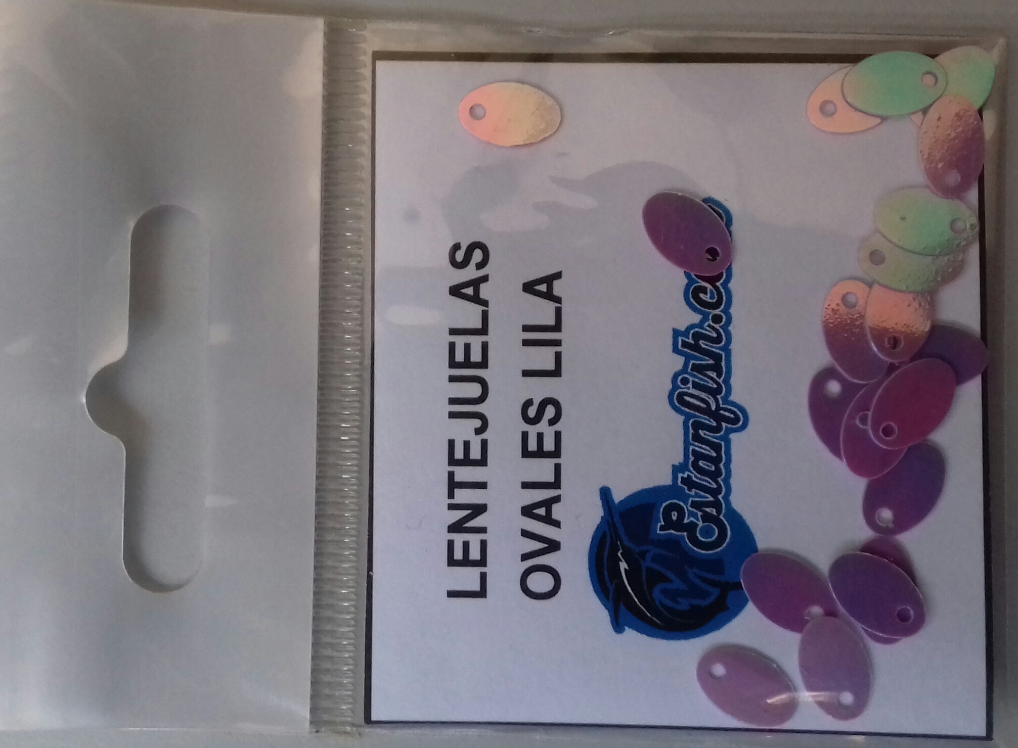 LENTEJUELAS OVALES COMPETICION LILA