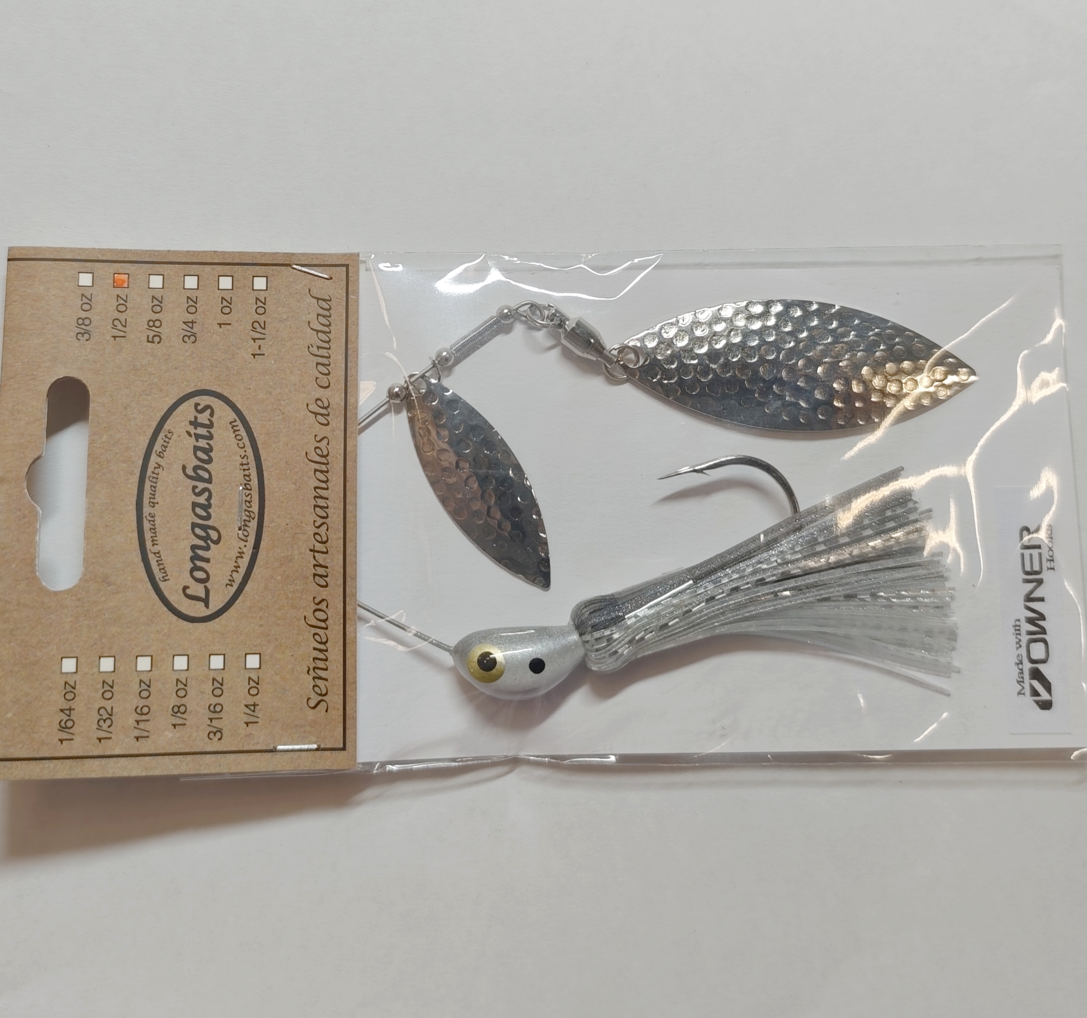 LONGASBAITS 4 WIND SPINNER 1/2OZ ALBURNO METALIC