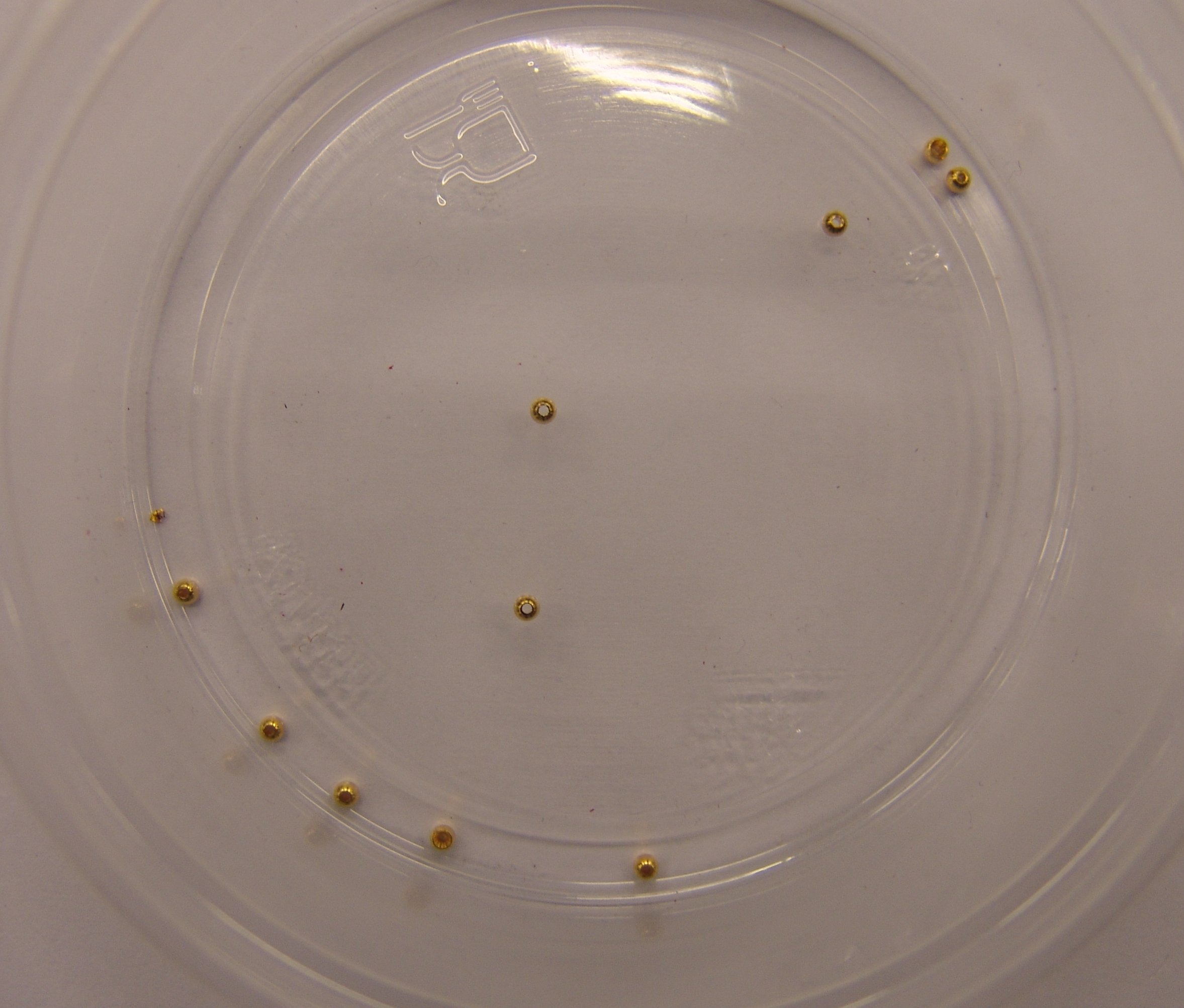 CABEZA DORADA 1,7mm (10unidades)