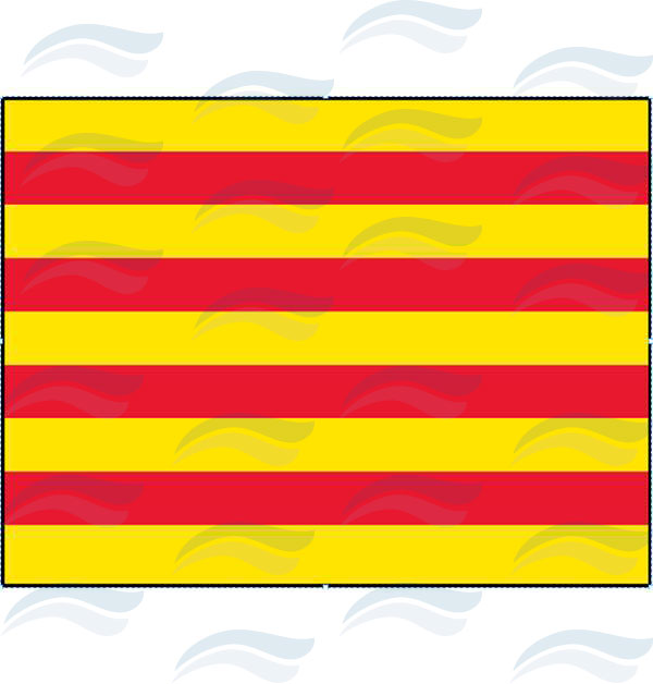 BANDERA CATALUNYA 30 X 20 cm