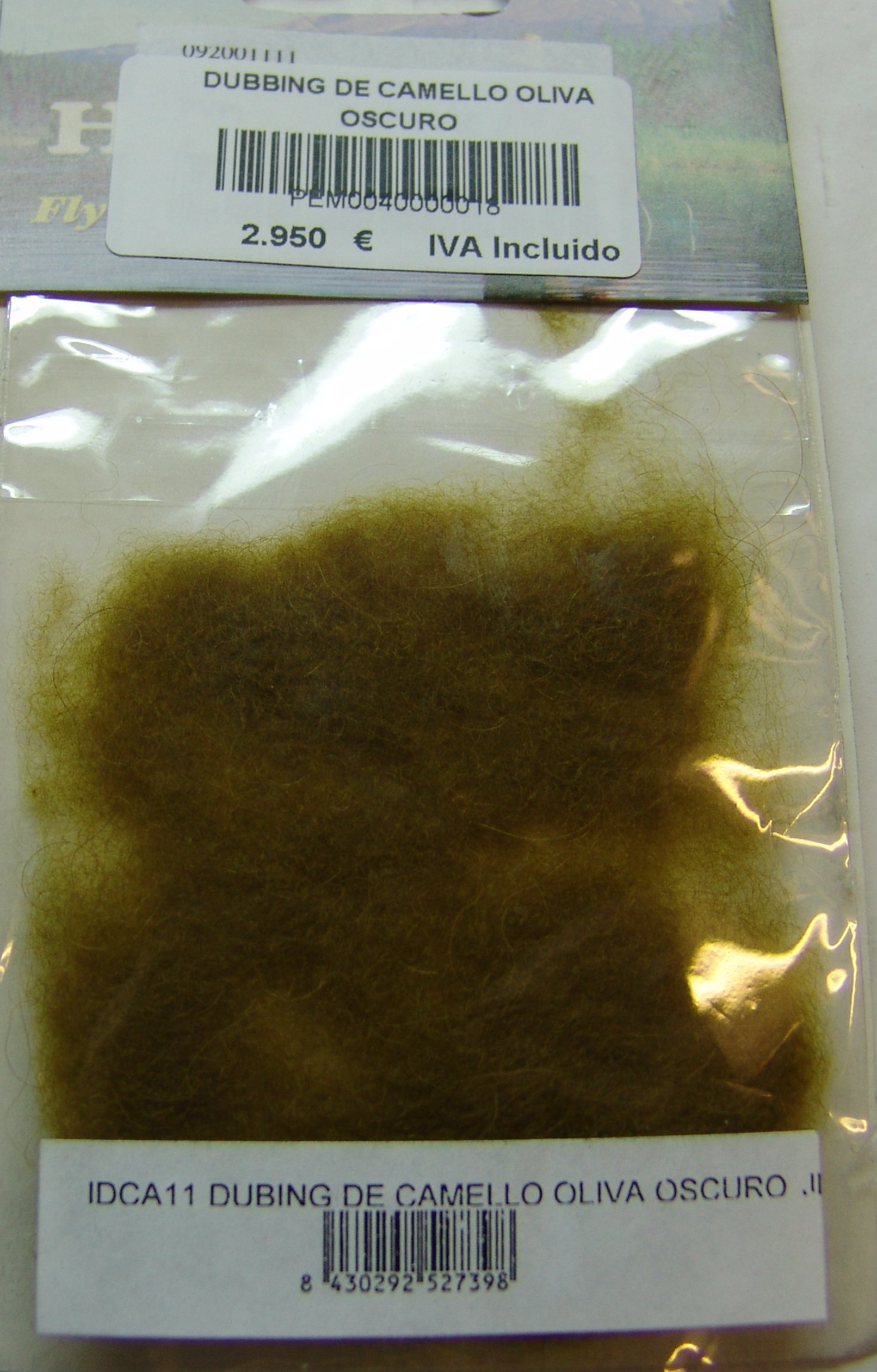 DUBBING DE CAMELLO OLIVA OSCURO