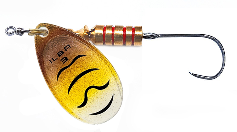 CUCHARILLA ILBA TONDO BROWN TROUT Nº 4 10 GR (1 ANZUELO SIN MUERTE)