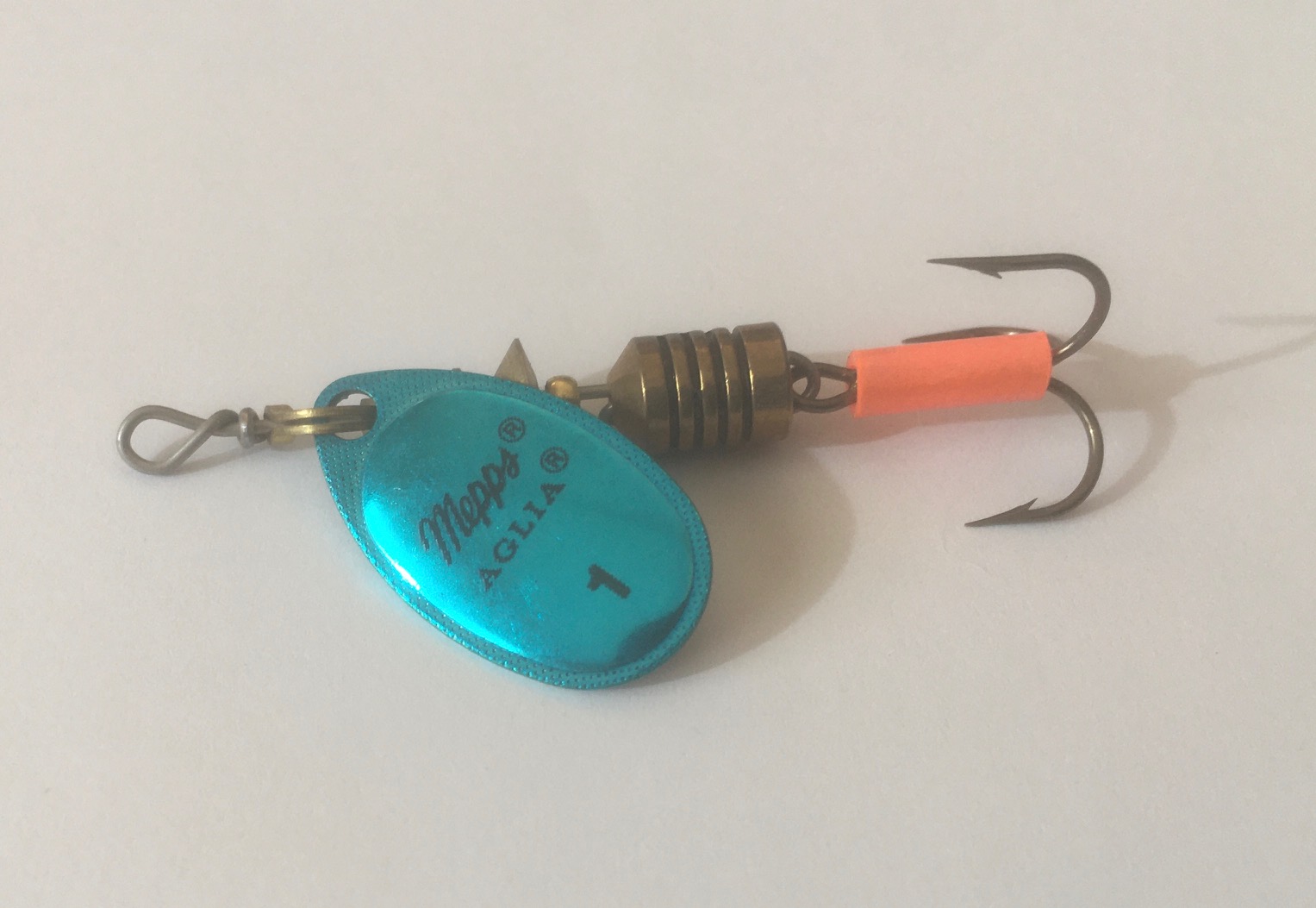 CUCHARILLA MEPPS AGLIA 1 BLUE-PLATA