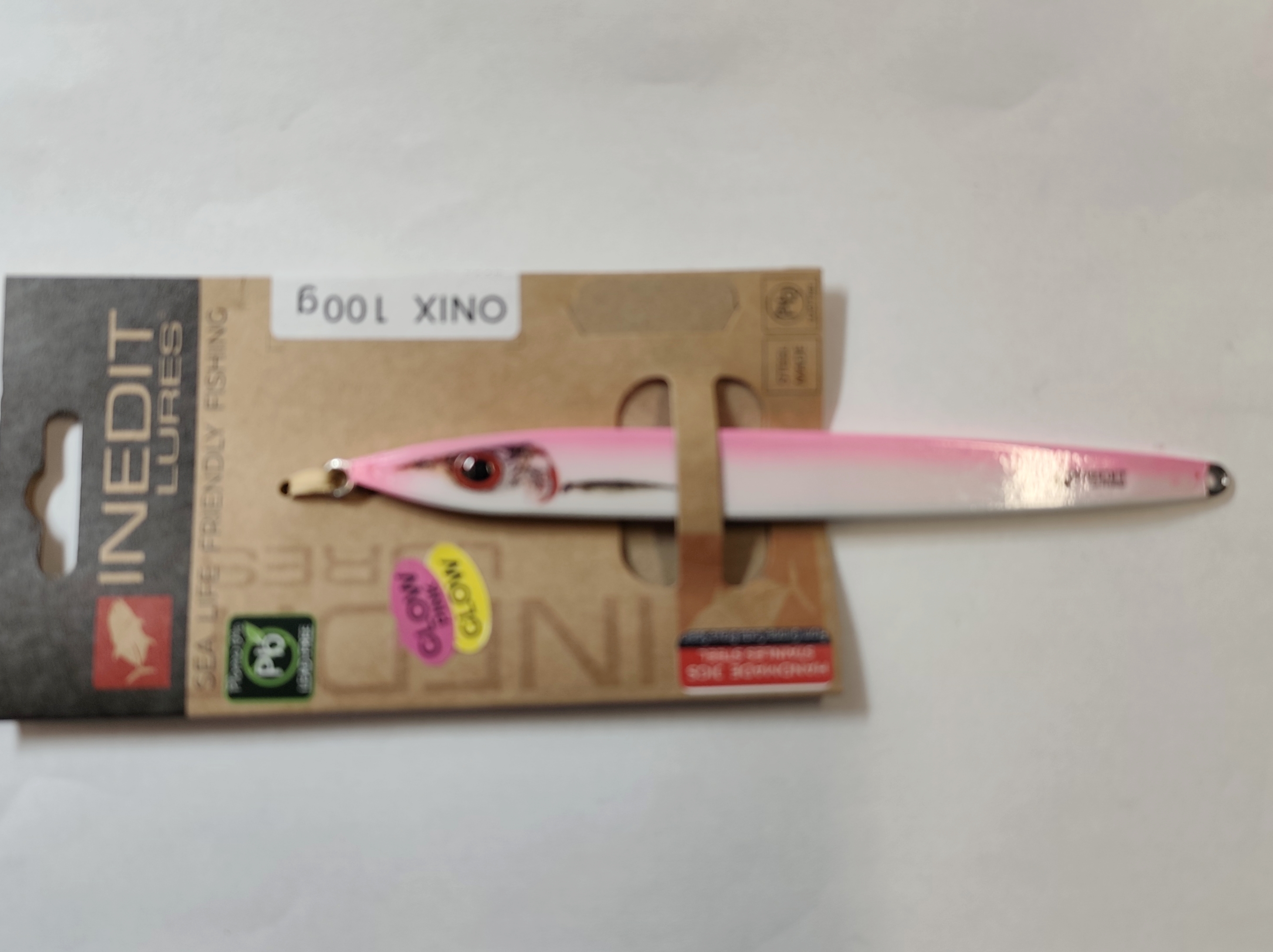 INEDIT LURES - JIG ONIX 100gr GLOW PINK