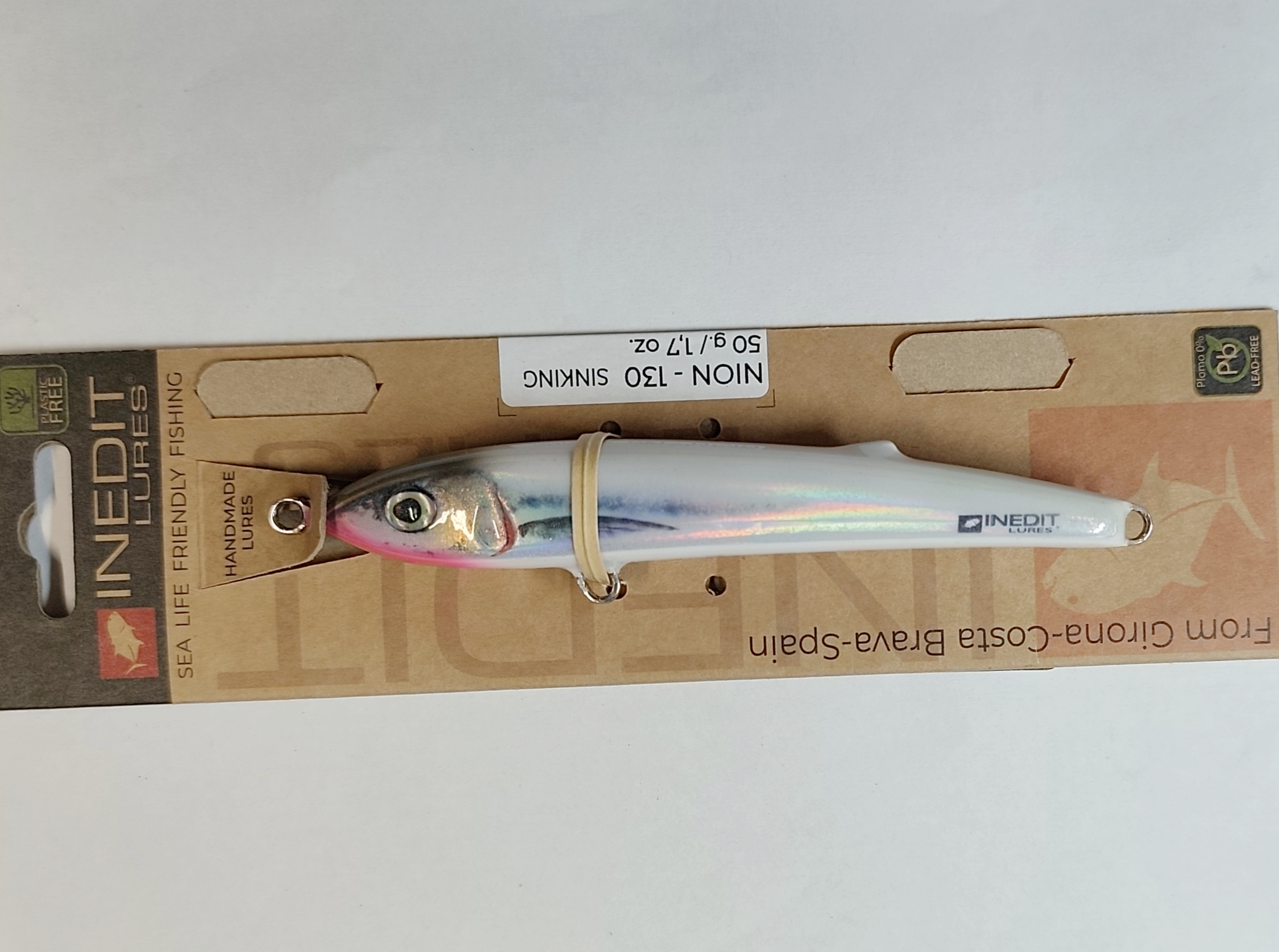 INEDIT LURES - NION 130 SINKING 50gr - WHITE