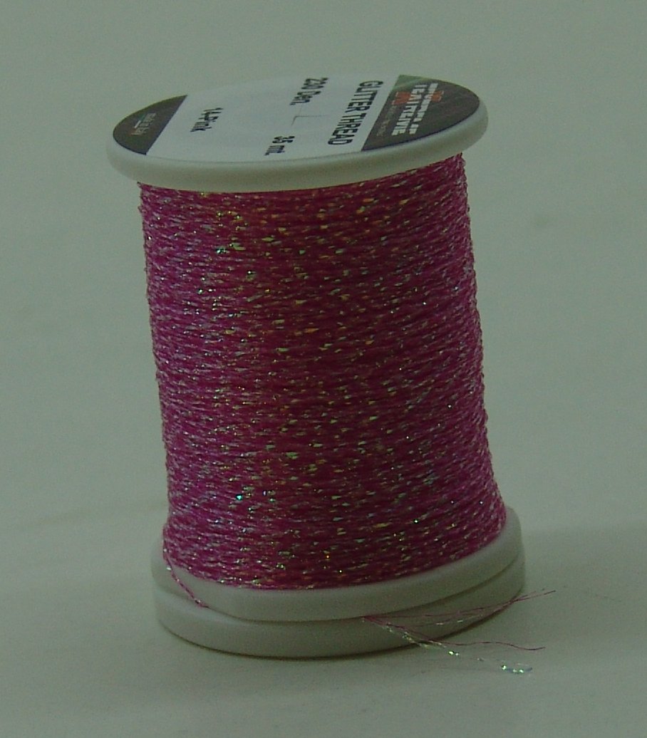 HILO MONTAJE GLITTER THREAD 35m Den.230 Pink