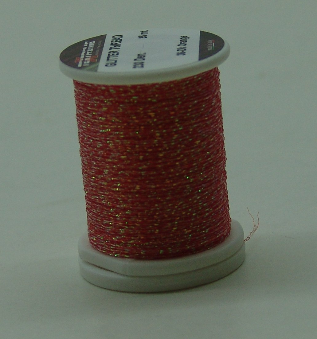 HILO MONTAJE GLITTER THREAD 35m Den.230 Dk Orange