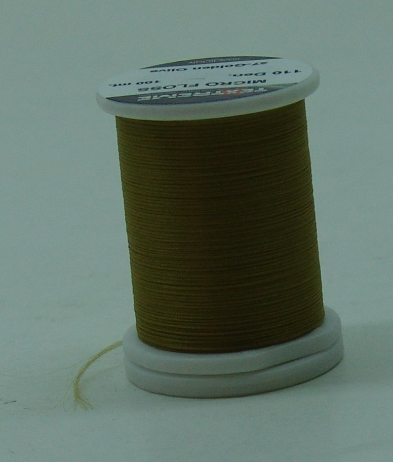 HILO DE MONTAJE MICRO FLOSS Den.110 100m G. Olive