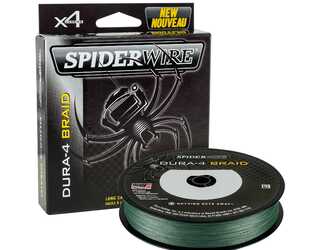 SPIDERWIRE DURA 4 150M GREEN - 0,25mm 51LB 23.20kg  SPIDERWIRE DURA 4 150M GREEN - 0,25mm 51LB 23.20kg
