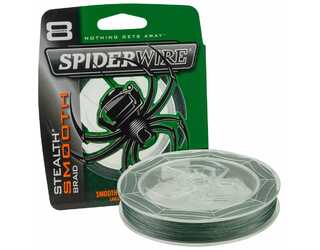 SPIDERWIRE STEALTH SMOOTH 8 MOSS GREEN 150M 0.08mm 7.3KG  SPIDERWIRE STEALTH SMOOTH 8 MOSS GREEN 150M 0.08mm 7.3KG