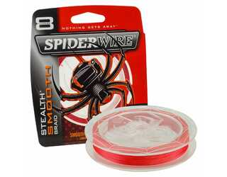 SPIDERWIRE STEALTH SMOOTH 8 RED 150M 0,12MM 10.70kg  SPIDERWIRE STEALTH SMOOTH 8 RED 150M 0,12MM 10.70kg