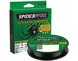 SPIDERWIRE STEALTH SMOOTH 12BR MOSS GREEN 150M 0,09mm 7.50kg  SPIDERWIRE STEALTH SMOOTH 12BR MOSS GREEN 150M 0,09mm 7.50kg