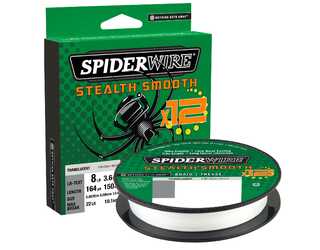SPIDERWIRE STEALTH SMOOTH 12BR TRANSLUCENT 0,09mm 150m 7.5Kg  SPIDERWIRE STEALTH SMOOTH 12BR TRANSLUCENT 0,09mm 150m 7.5Kg