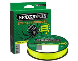 SPIDERWIRE STEALTH SMOOTH 8 YELLOW 150M 0,29mm 26.40KG  SPIDERWIRE STEALTH SMOOTH 8 YELLOW 150M 0,29mm 26.40KG