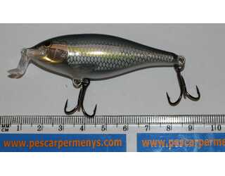 RAPALA SHAD RAP MEDIA AGUA 07 CM ALB