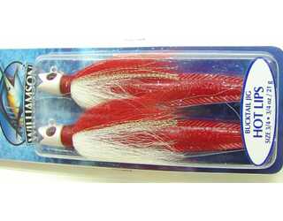 WILLIAMSON BUCKTAIL JIG HOT LIPS SIZE 3/4 21g RW WILLIAMSON BUCKTAIL JIG HOT LIPS SIZE 3/4 21g RW