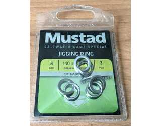LLAVERITO CON ANILLA MUSTAD INOX MA105 Nº8 (3 unidades)  LLAVERITO CON ANILLA MUSTAD INOX MA105 Nº8 (3 unidades)