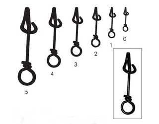 CLIP MUSTAD FTC 4 (10 unidades) 100 lb - 55 kg  CLIP MUSTAD FTC 4 (10 unidades) 100 lb - 55 kg
