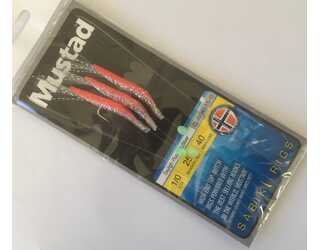 SABIKI BMAR MUSTAD DAYLIGHT FLUOR PINK-SILVER 1/0 SABIKI BMAR MUSTAD DAYLIGHT FLUOR PINK-SILVER 1/0