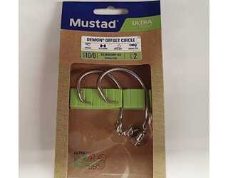 ANZUELO MUSTAD ULTRA POINT DEMON OFFSET CIRCLE SE39943NP-SS 10/0 (2 unidad)  ANZUELO MUSTAD ULTRA POINT DEMON OFFSET CIRCLE SE39943NP-SS 10/0 (2 unidad)