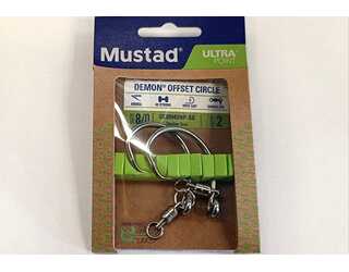 ANZUELO MUSTAD ULTRA POINT DEMON OFFSET CIRCLE SE39943NP-SS 8/0 (2 unidad)  ANZUELO MUSTAD ULTRA POINT DEMON OFFSET CIRCLE SE39943NP-SS 8/0 (2 unidad)