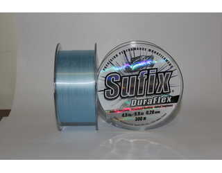 NYLON SUFIX DURAFLEX 300M 0.20MM/AZUL 4.5kg  NYLON SUFIX DURAFLEX 300M 0.20MM/AZUL 4.5kg
