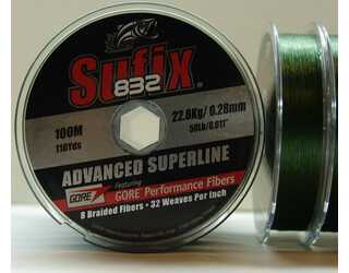 SUFIX 832 100m 0,28mm 22,8KG VERDE  SUFIX 832 100m 0,28mm 22,8KG VERDE