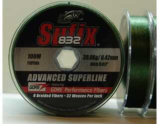SUFIX 832 100m 0,42mm 39KG VERDE  SUFIX 832 100m 0,42mm 39KG VERDE