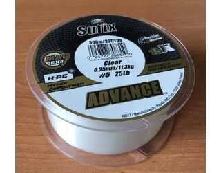NYLON SUFIX ADVANCE CLEAR 300m 0,35 mm 11,3 kg  NYLON SUFIX ADVANCE CLEAR 300m 0,35 mm 11,3 kg