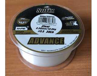 NYLON SUFIX ADVANCE CLEAR 300m 0,38 mm 13,6 kg  NYLON SUFIX ADVANCE CLEAR 300m 0,38 mm 13,6 kg