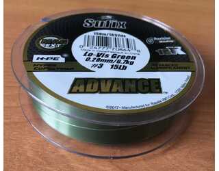 NYLON SUFIX ADVANCE GREEN 150m 0,28mm 6,70kg  NYLON SUFIX ADVANCE GREEN 150m 0,28mm 6,70kg