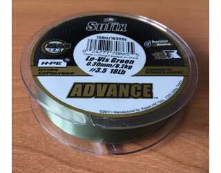 NYLON SUFIX ADVANCE GREEN 150m 0,30mm 8,2 kg  NYLON SUFIX ADVANCE GREEN 150m 0,30mm 8,2 kg