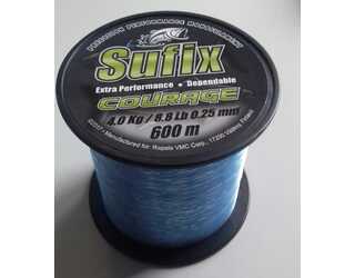 NYLON SUFIX COURAGE BLUE 600MT 0,25 mm 4 kg  NYLON SUFIX COURAGE BLUE 600MT 0,25 mm 4 kg