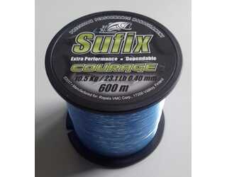 NYLON SUFIX COURAGE BLUE 600MT 0,40mm 10,5kg 23.10LB  NYLON SUFIX COURAGE BLUE 600MT 0,40mm 10,5kg 23.10LB
