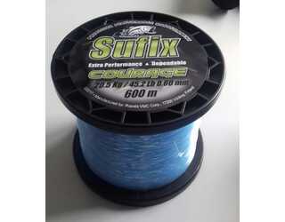 NYLON SUFIX COURAGE BLUE 600MT 0,60 mm 20,5kg 45.20LB  NYLON SUFIX COURAGE BLUE 600MT 0,60 mm 20,5kg 45.20LB