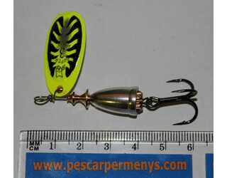 CUCHARILLA VIBRAX FLUORESCENTE Nº3 YT CUCHARILLA VIBRAX FLUORESCENTE Nº3 YT