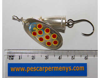 CUCHARILLA VIBRAX HOT PEPPER SIMPLE SIN MUERTE 3SYR