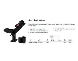 BERKLEY BOAT ROD HOLDER - SOPORTE CAÑA EMBARCACION BERKLEY BOAT ROD HOLDER - SOPORTE CAÑA EMBARCACION