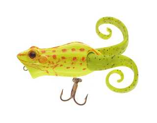 FRENZY POP FROG POPPER 6CM CHARTREUSE FRENZY POP FROG POPPER 6CM CHARTREUSE