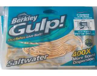 GUSANO SALWATER GULP WHITE GUSANO SALWATER GULP WHITE