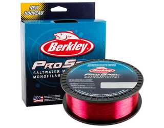 NYLON BERKLEY PRO SPEC SALTWATER MONO RED 300M 0,18mm 2.40kg  NYLON BERKLEY PRO SPEC SALTWATER MONO RED 300M 0,18mm 2.40kg
