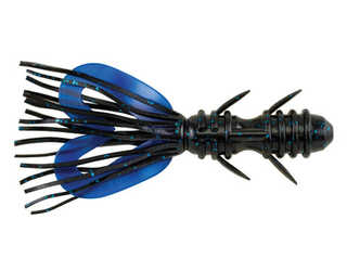VINILO BERKLEY POWERBAIT ZESTAIL 10CM BLACK BLUE FLECK (6 un)