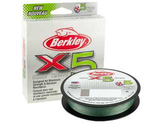 BERKLEY X5 BRAID 150M LOW VIS GREEN 0,10mm 9kg
