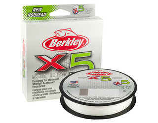 BERKLEY X5 BRAID 150M CRYSTAL 0,25mm 27kg BERKLEY X5 BRAID 150M CRYSTAL 0,25mm 27kg