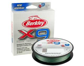 BERKLEY X9 150M LO-VIS GREEN 0,06mm 6.4kg