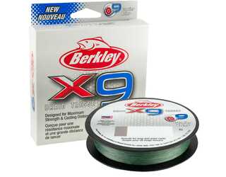 BERKLEY X9 150M LO-VIS GREEN 0,35mm 36,30kg