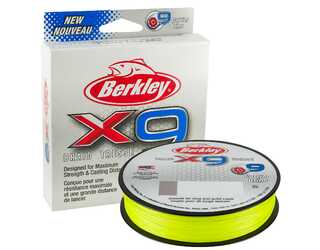 BERKLEY X9 150M FLUOR GREEN 0,30mm 31.50kg