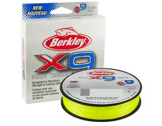BERKLEY X9 300M FLUOR GREEN 0,25mm 27kg