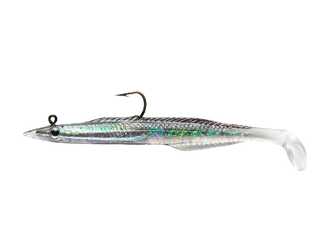 POWERBAIT MOUNTED SANDEELS 12CM BLACK (4 unidades)